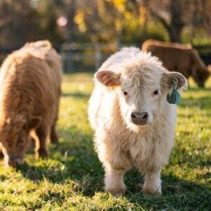 Mini long hair cow, Long hair mini cow, Mini hairy cow
